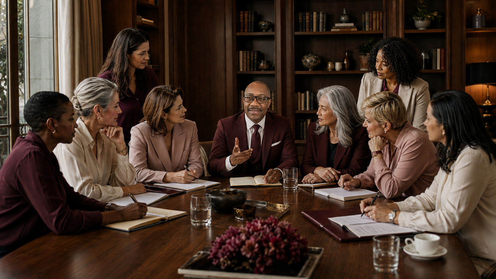 Fictional cohort of accomplished women in the Woman Understanding Intensive
